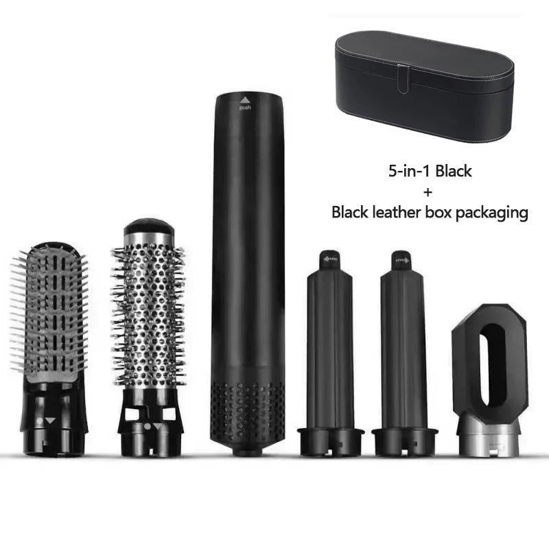 Professional 5-in-1 Hair Styling Tool: Dryer, Curler & Straightener - Dyson Airwrap Inspired
