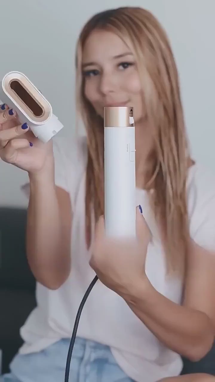 Professional 5-in-1 Hair Styling Tool: Dryer, Curler & Straightener - Dyson Airwrap Inspired